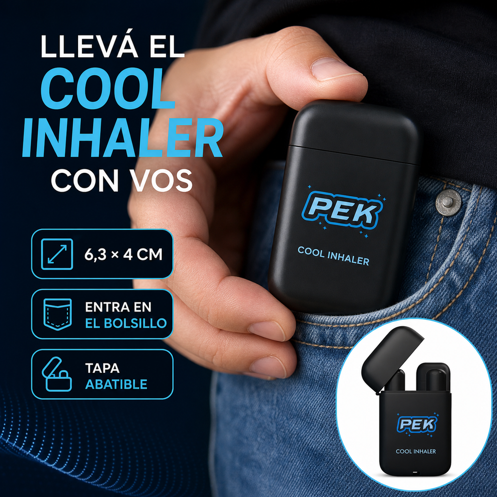 Lummy Cool Inhaler — Inhalador Nasal de Bolsillo