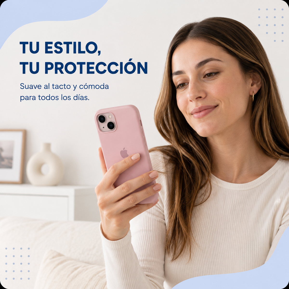 Funda de silicona Lummy en uso