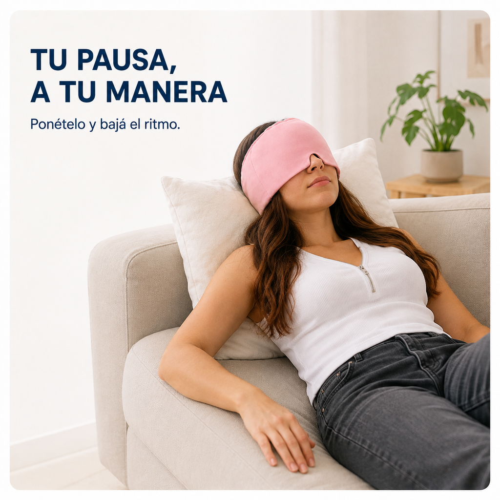 Gorro de gel Lummy: momento de pausa
