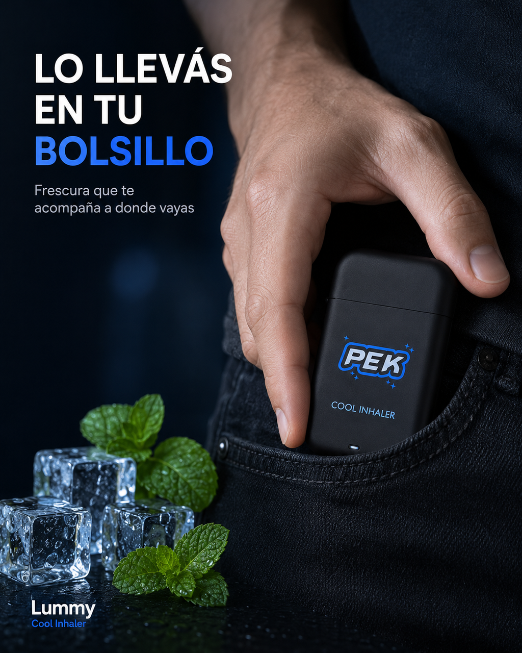 Lummy Cool Inhaler — Inhalador Nasal de Bolsillo