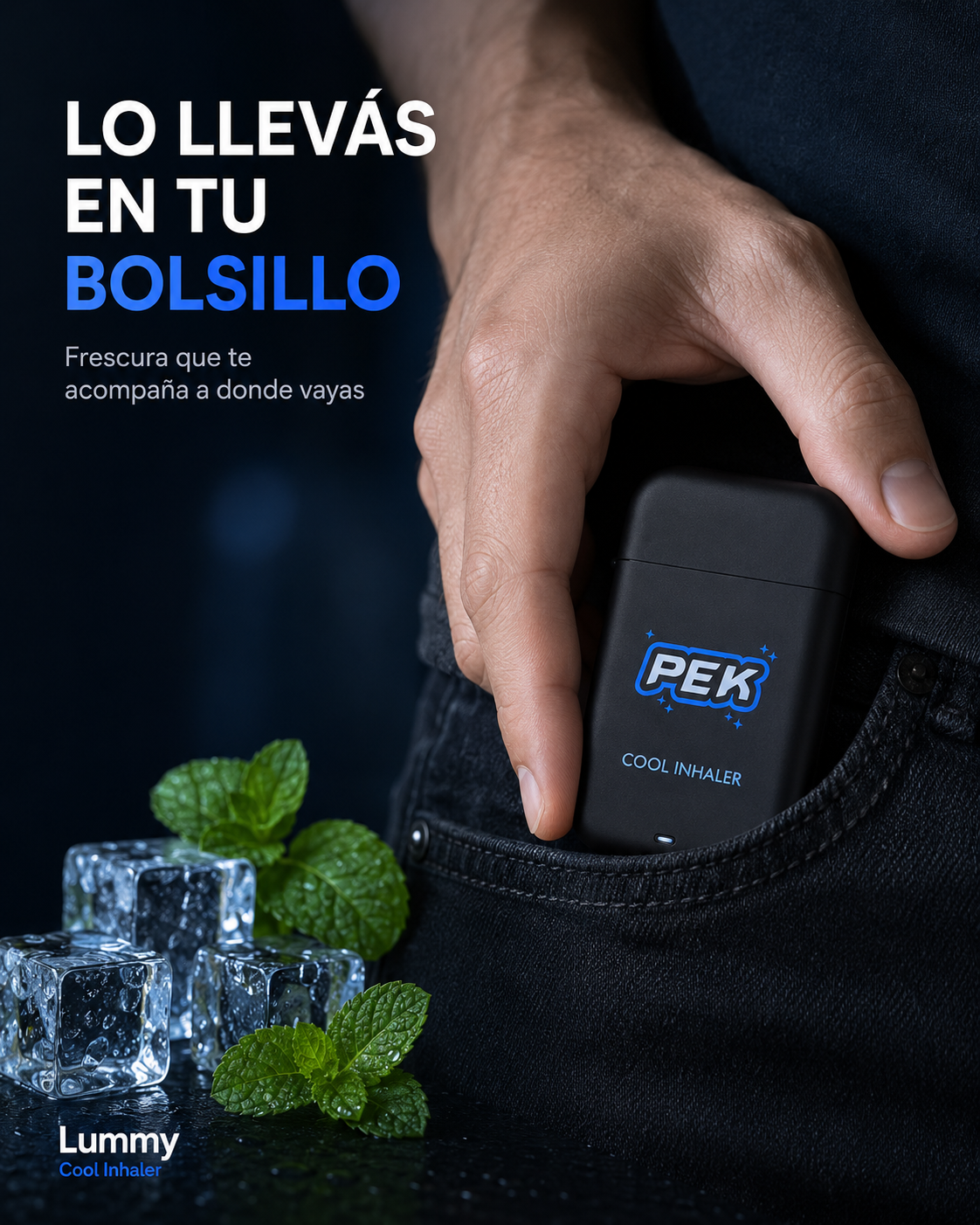 Lummy Cool Inhaler — Inhalador Nasal de Bolsillo